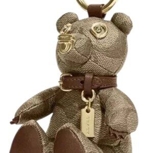 Coach Bear -Bag Charm/Key Chain brown Limited Edition  NEW WITH TAG